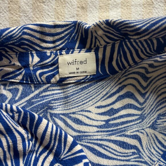 Button-Up Tie-Waist Dress | Aritzia Wilfred - Picture 3 of 3